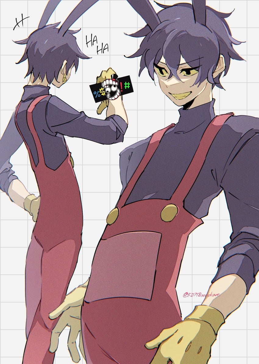 jax and caine (the amazing digital circus) drawn by sonokare