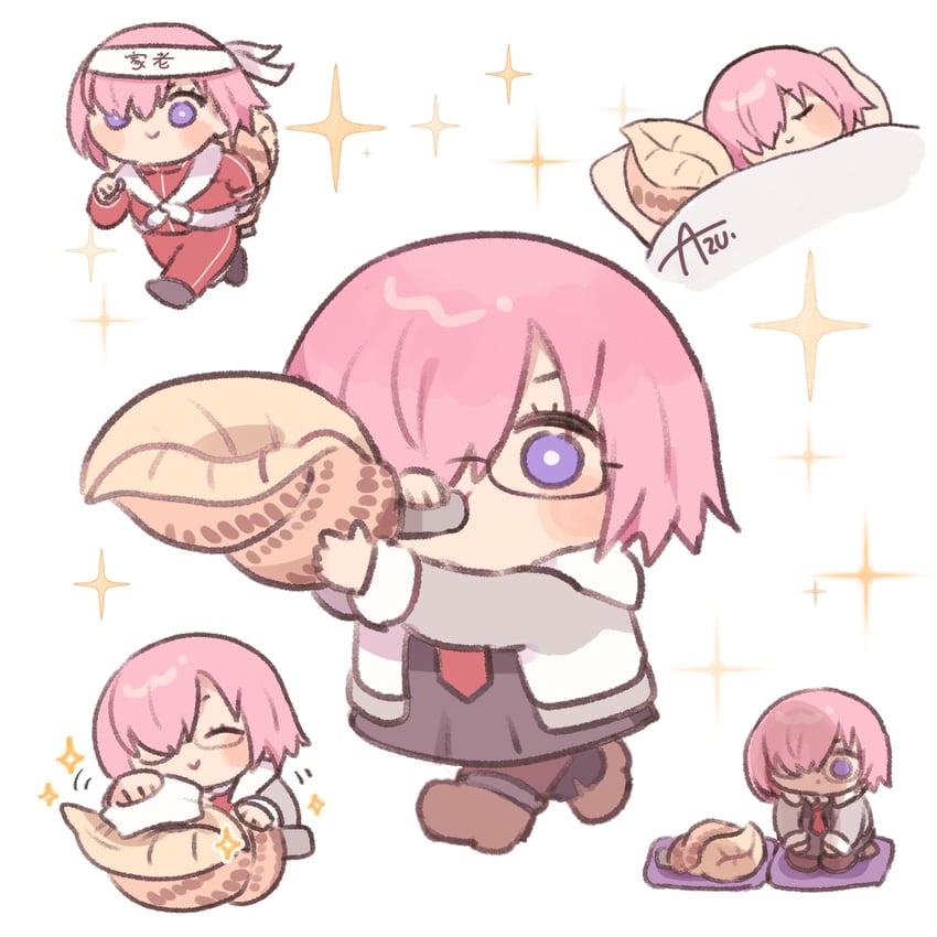 mash kyrielight (fate and 1 more) drawn by azu_(kirara310)