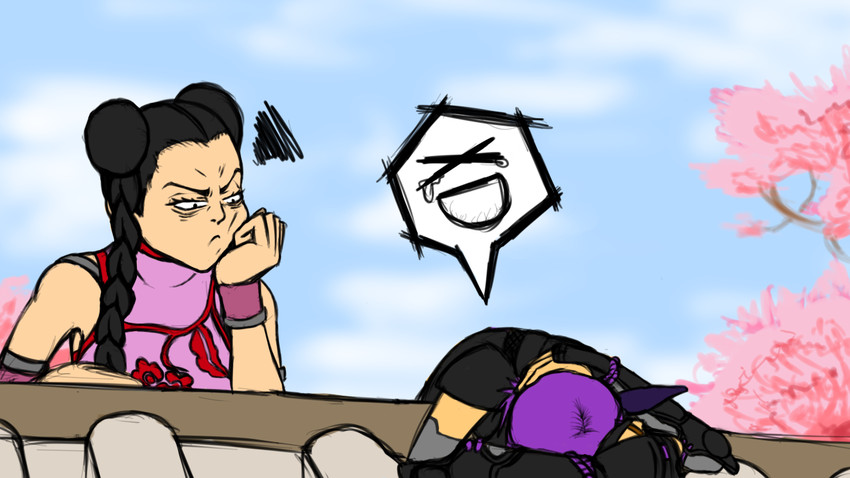 ayane and pai chan (dead or alive and 2 more) drawn by pltnm_ghost