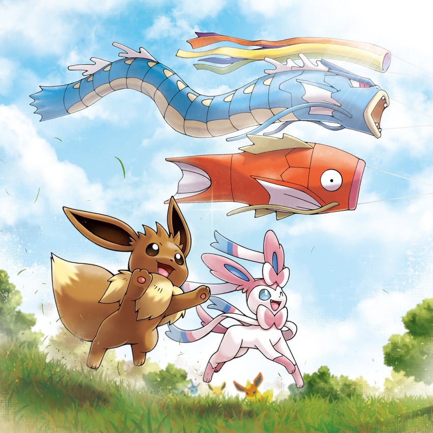 eevee, sylveon, vaporeon, flareon, jolteon, and 2 more (pokemon)