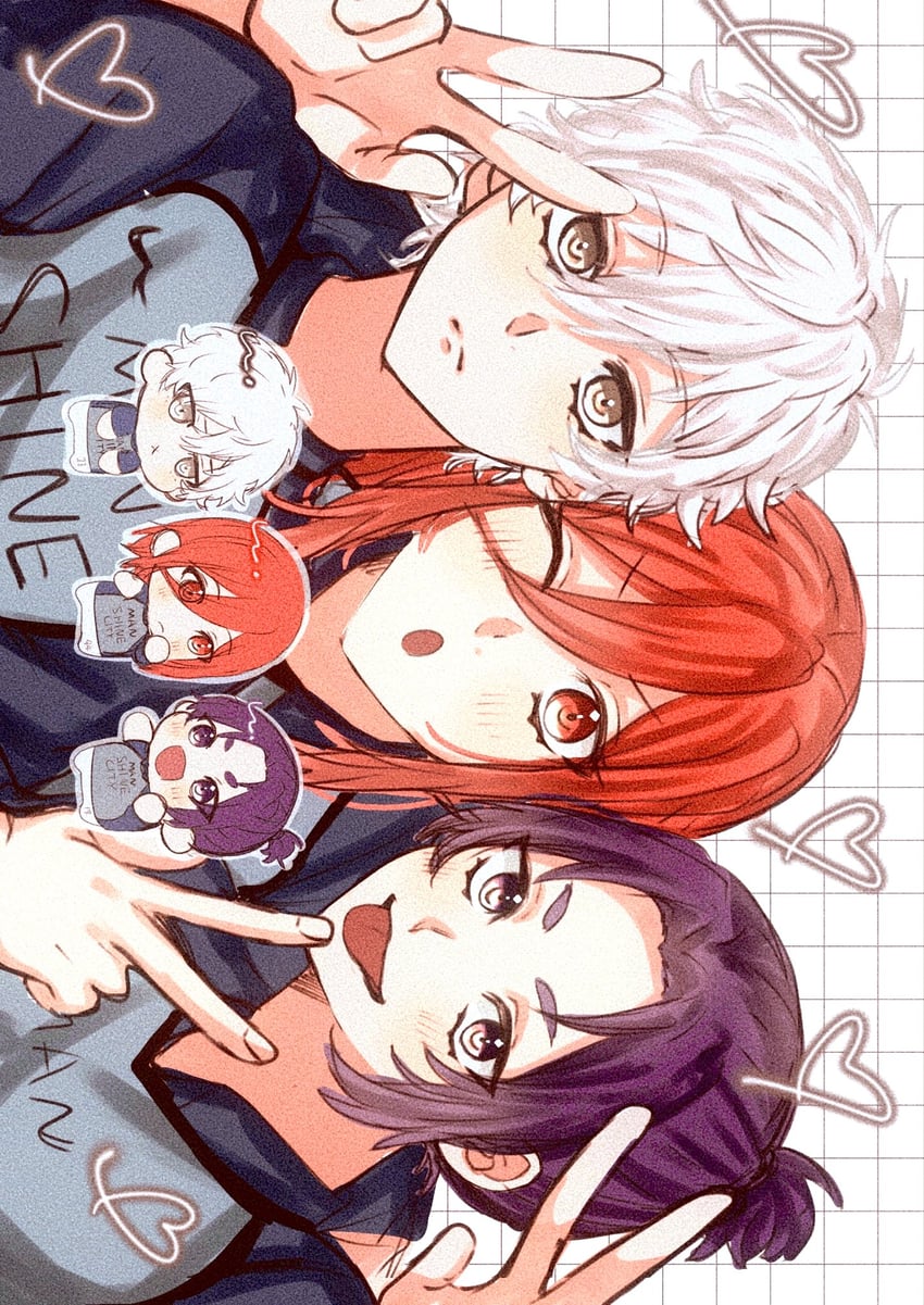 nagi seishirou, mikage reo, and chigiri hyoma (blue lock) drawn by mofubii