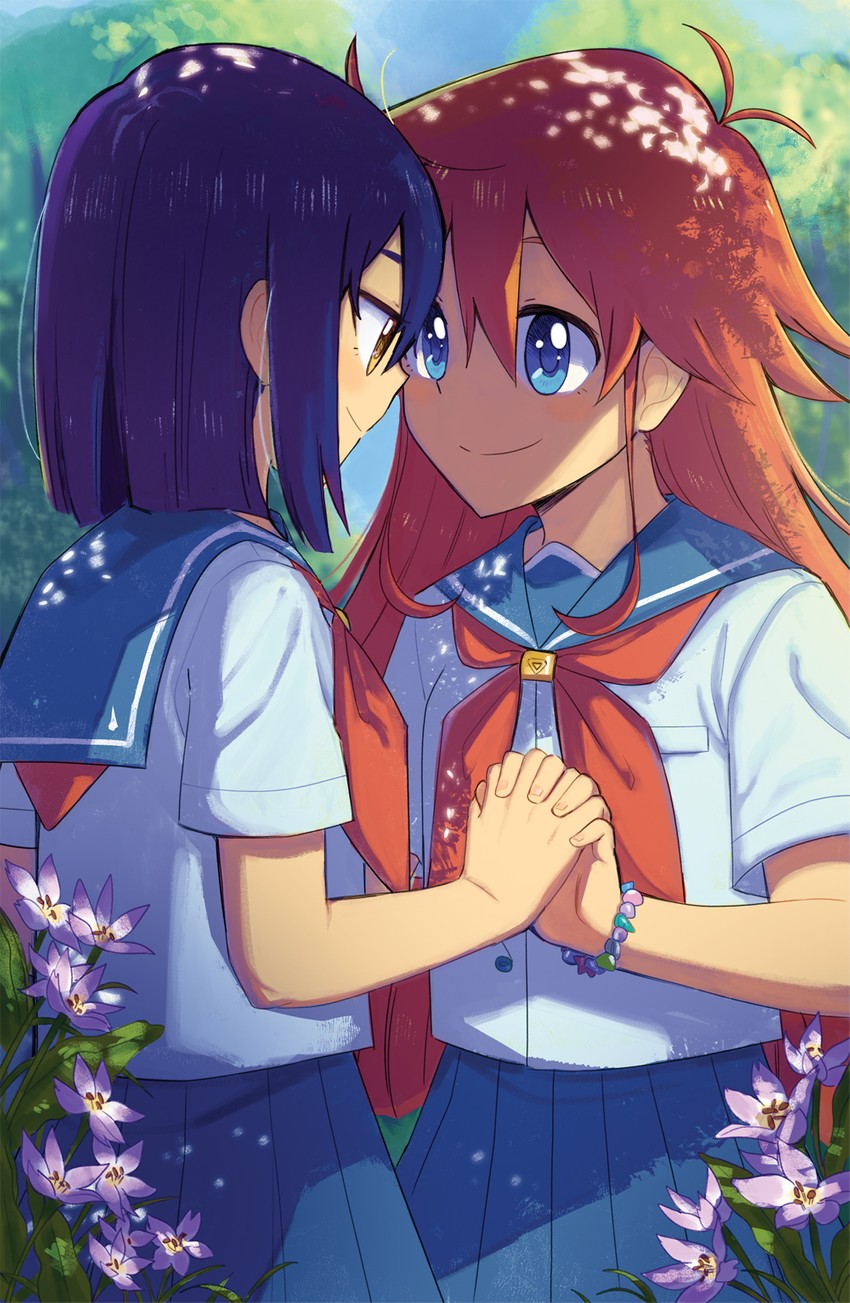 kokomine cocona and papika (flip flappers) drawn by ange_(angeban93)