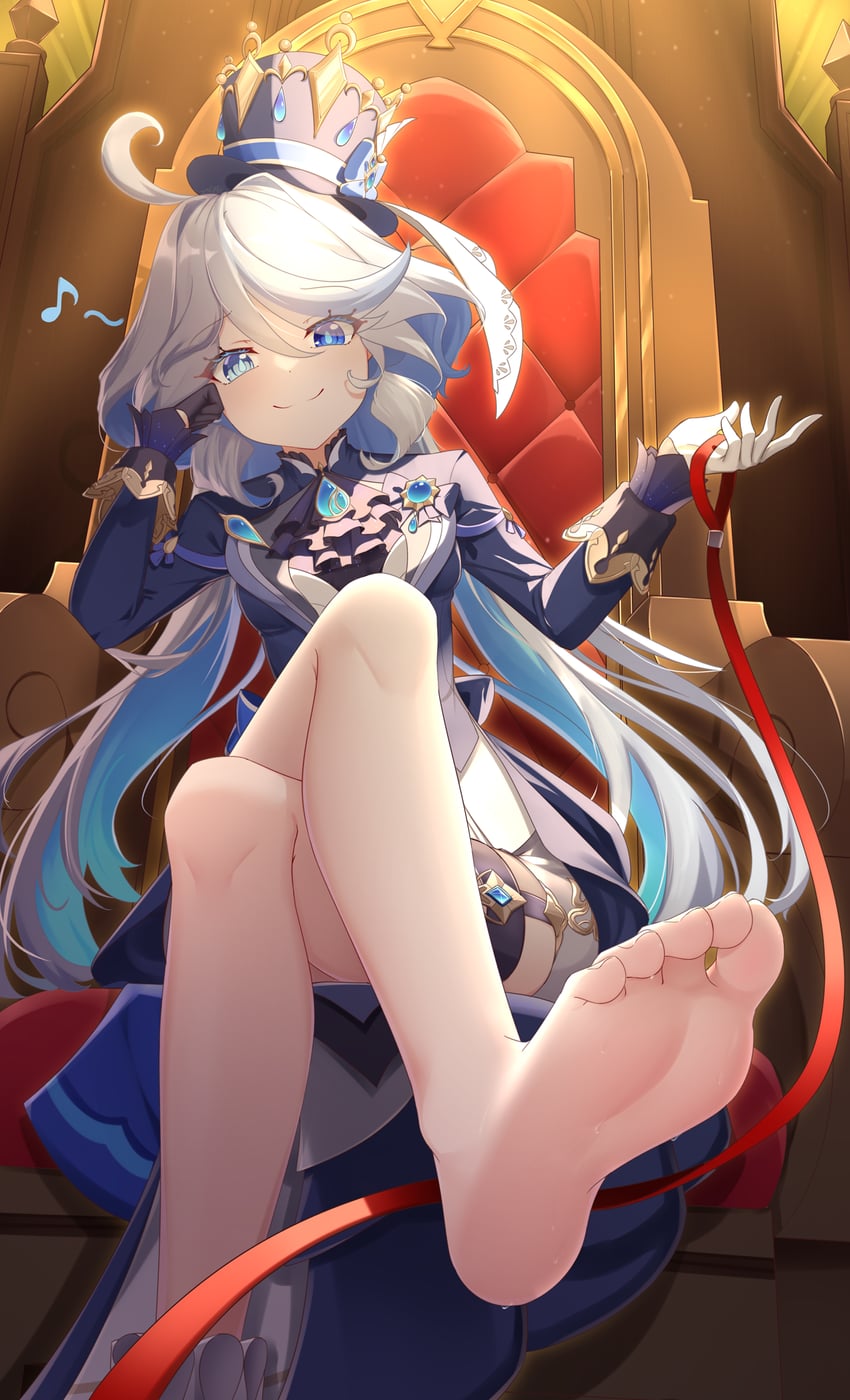 furina (genshin impact) drawn by kaede_uehara