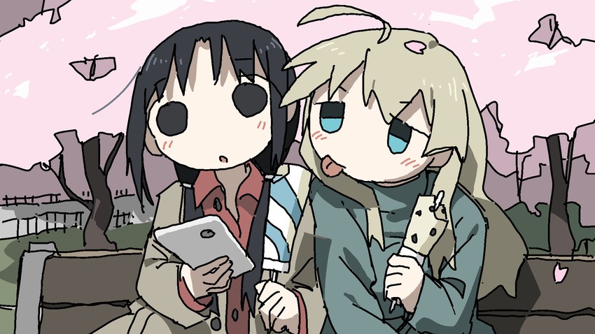 chito and yuuri (shoujo shuumatsu ryokou) drawn by tsukumizu_yuu