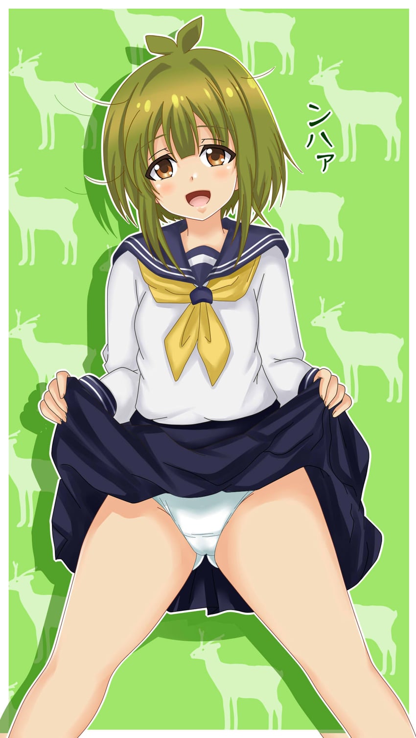 bashame meme (shikanoko nokonoko koshitantan) drawn by shiguko