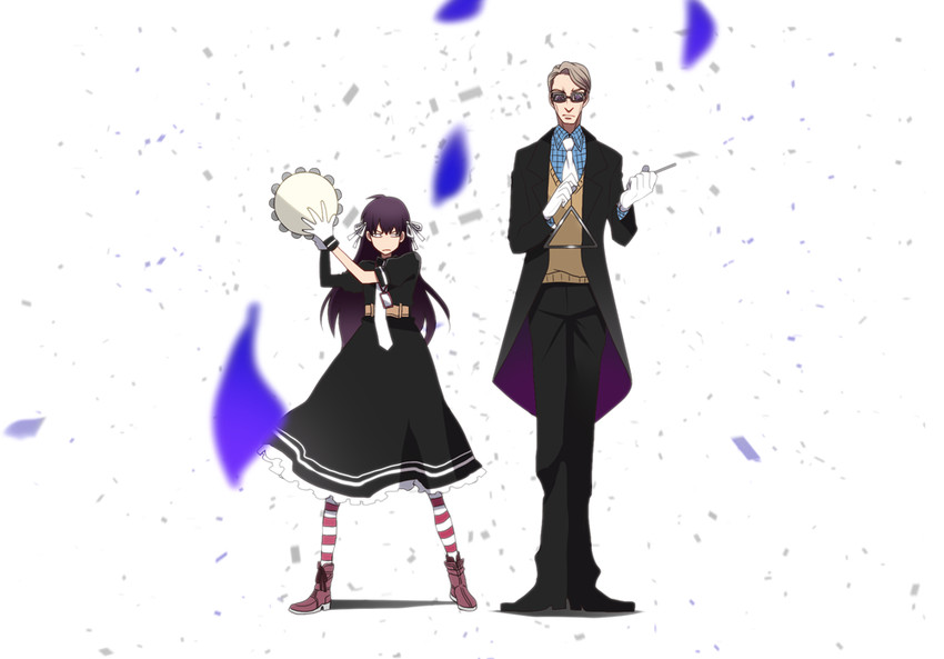 easy and murasaki (kekkai sensen and 1 more) drawn by fujiwara_riyu
