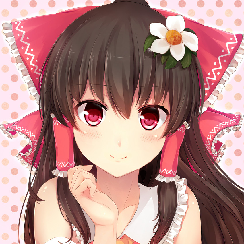 hakurei reimu (touhou) drawn by kero_(tomoki-tiger)
