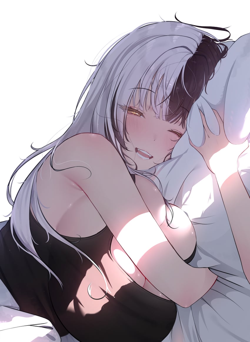 shiori novella (hololive and 1 more) drawn by prab
