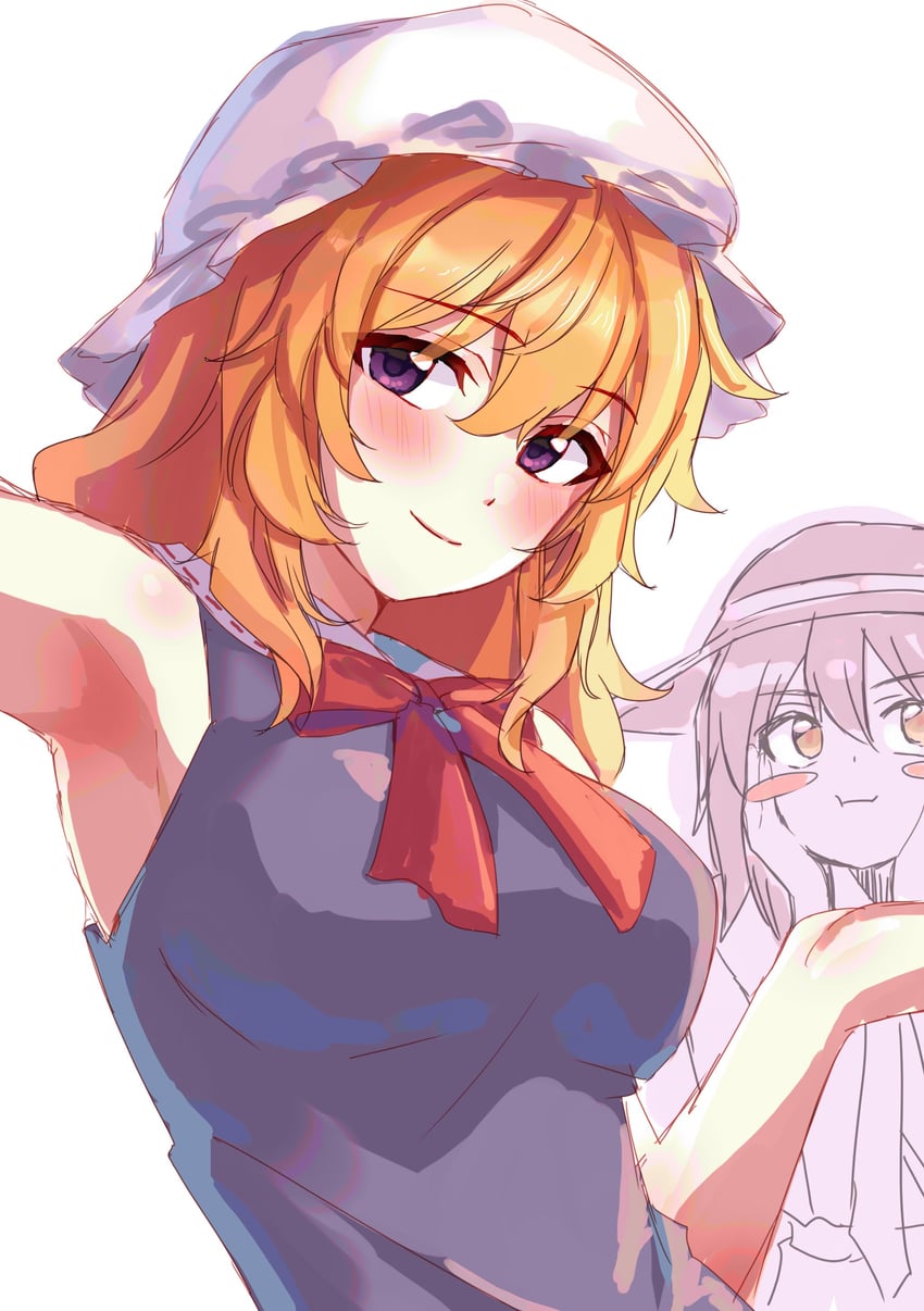 usami renko and maribel hearn (touhou) drawn by kosaka_sakasa