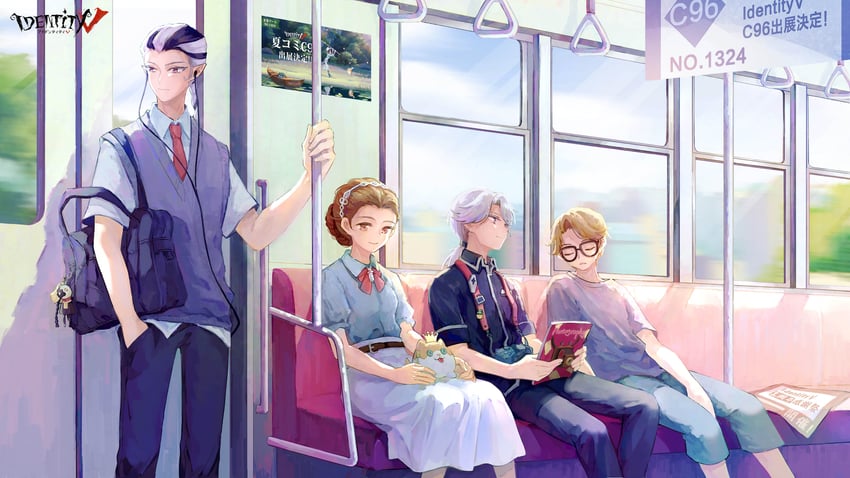 aesop carl, xie bian, emily dyer, and lucky guy (identity v and 1 more)
