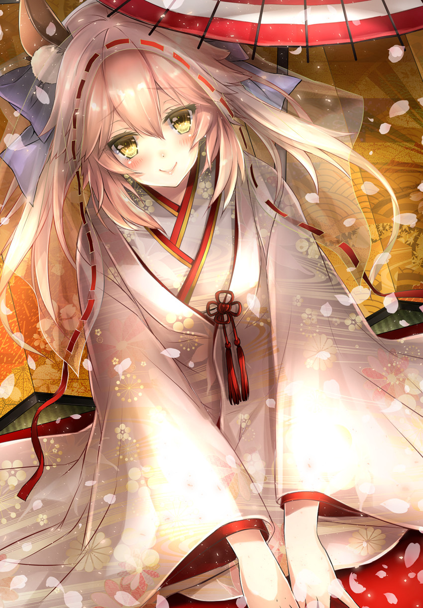 tamamo and tamamo no mae (fate and 2 more) drawn by hatori_mia