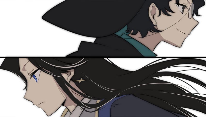 amon and mr. door (lord of the mysteries) drawn by kaze_(starr-a)