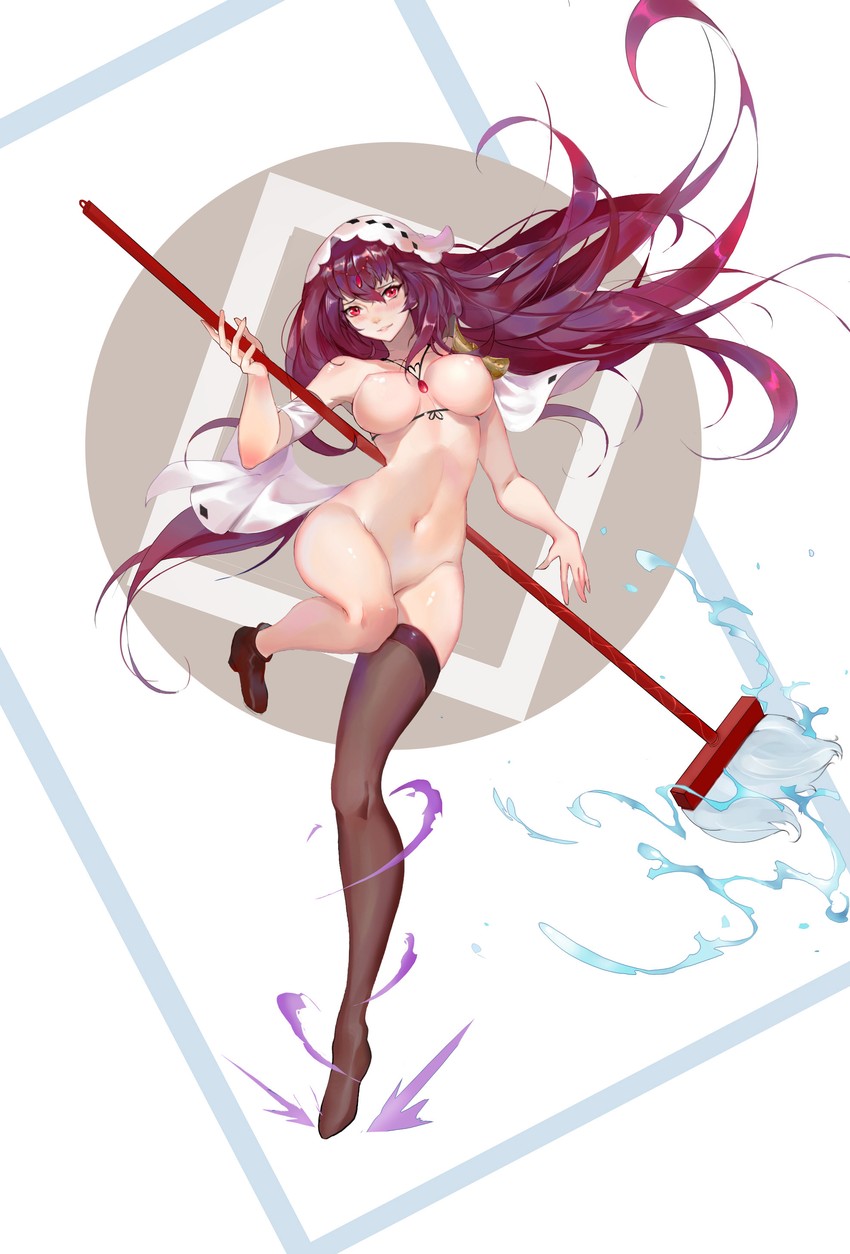 scathach (fate and 1 more) drawn by goti_(gotie23)