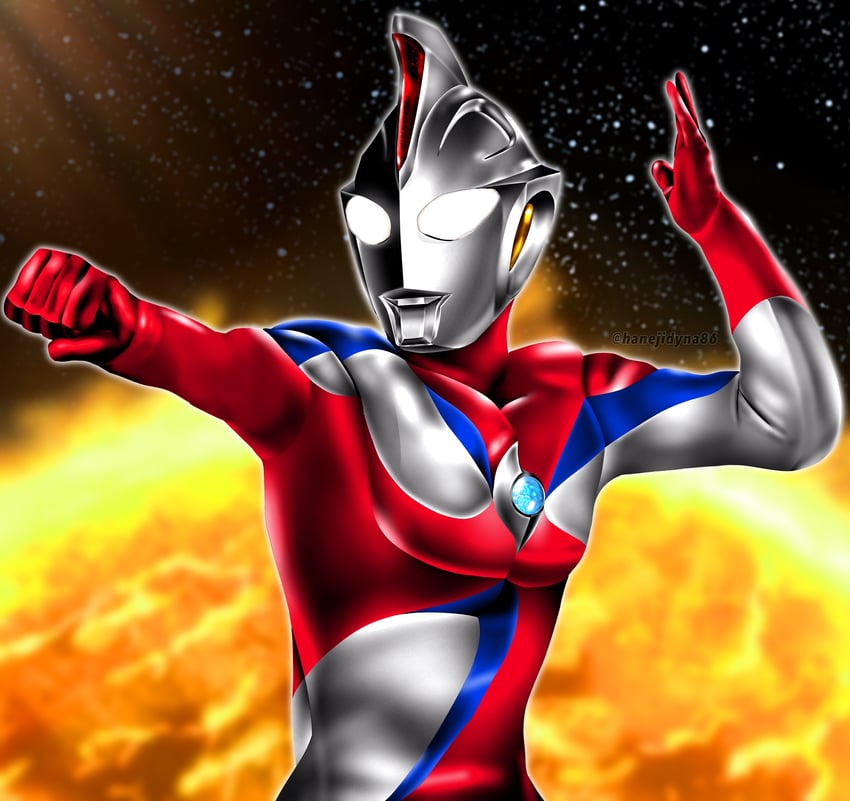 ultraman cosmos (ultra series and 1 more) drawn by hanejidyna86