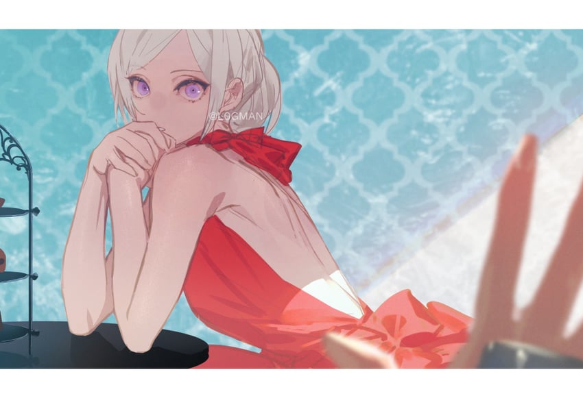 female byleth and edelgard von hresvelg (fire emblem and 1 more) drawn by l0gman
