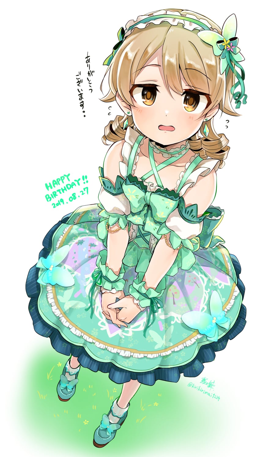 morikubo nono (idolmaster and 2 more) drawn by kirikirimai_(kkm)