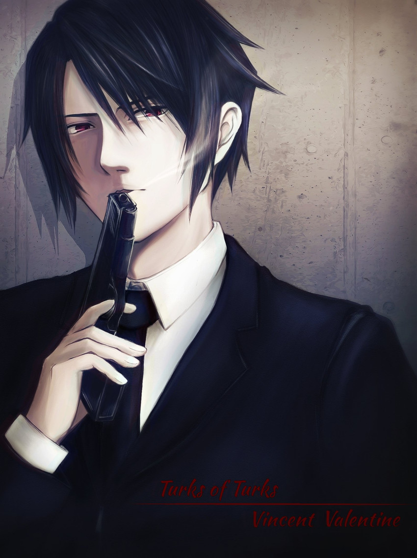 vincent valentine (final fantasy and 2 more) drawn by k04_5erfs