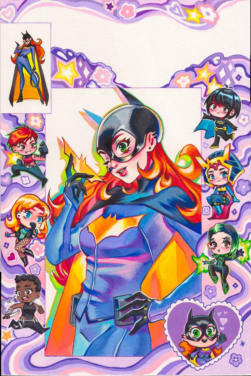 batgirl, barbara gordon, cassandra cain, black canary, big barda, and 2 more (dc comics and 1 more) drawn by rian_gonzales