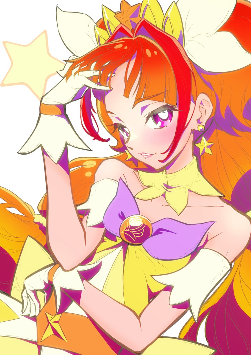 amanogawa kirara and cure twinkle (precure and 1 more) drawn by itaoka1