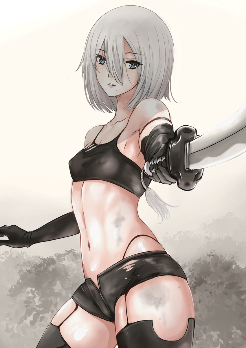 a2 (nier and 1 more) drawn by nonoririn