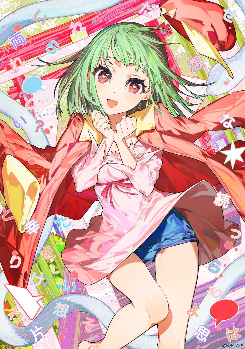 sengoku nadeko (monogatari and 1 more) drawn by mika_pikazo