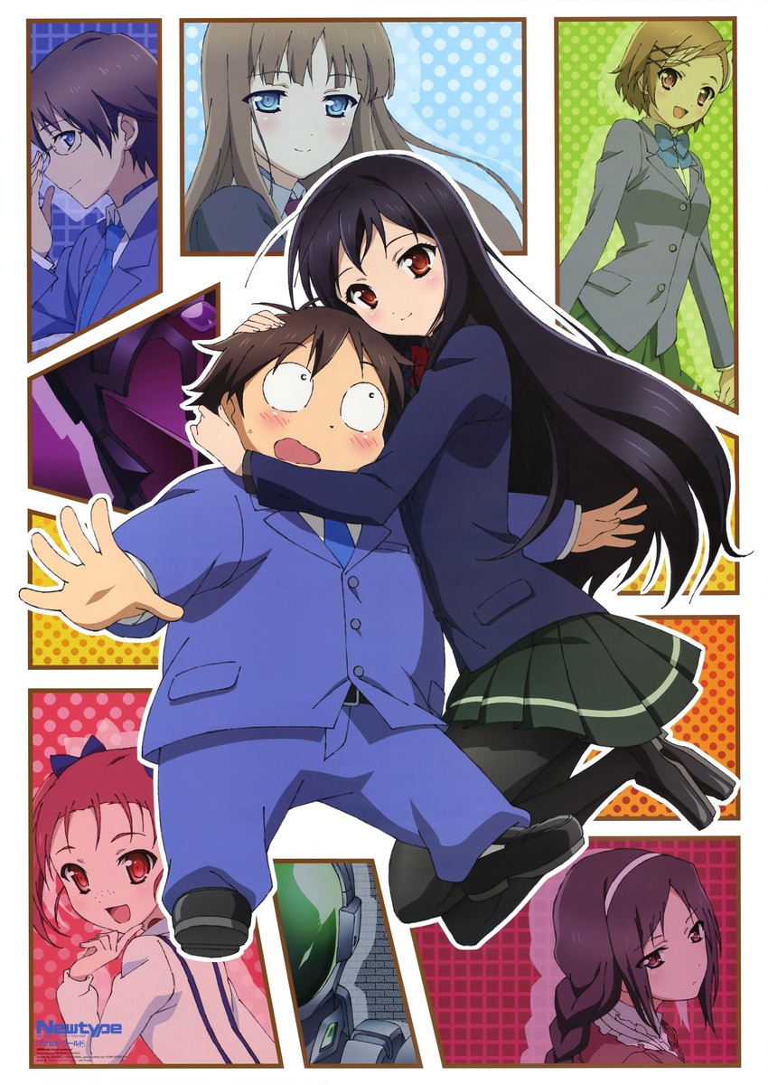 kuroyukihime, arita haruyuki, kouzuki yuniko, kurashima chiyuri, kurasaki fuuko, and 4 more (newtype and 1 more) drawn by kawai_momoko