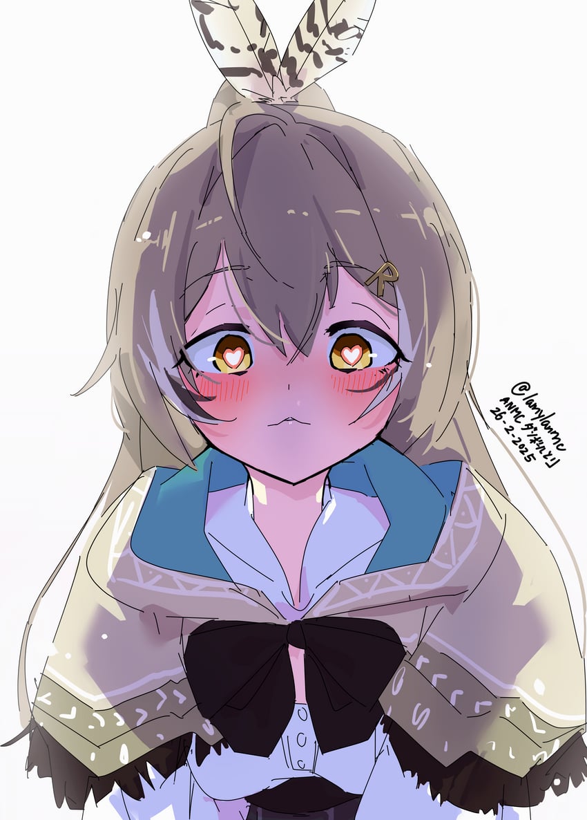 nanashi mumei (hololive and 1 more) drawn by anmc