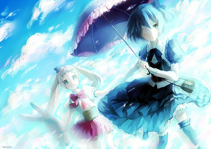 takanashi rikka and dekomori sanae (chuunibyou demo koi ga shitai!) drawn by leclle
