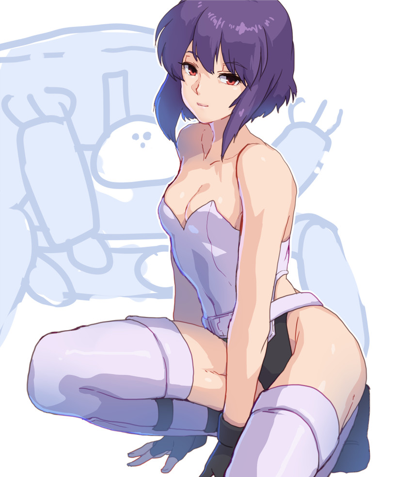 kusanagi motoko and tachikoma (ghost in the shell and 1 more) drawn by katsuoboshi