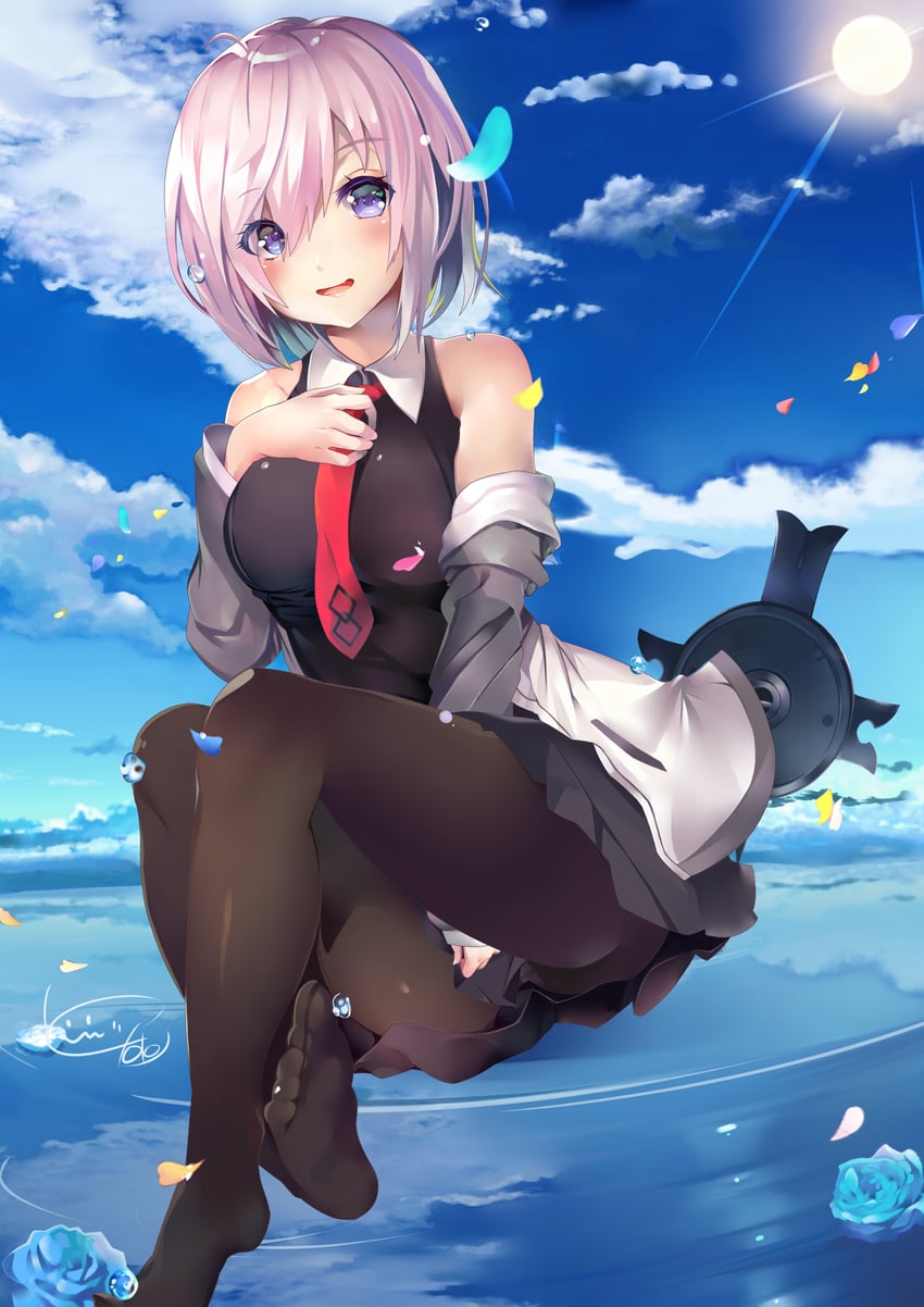 mash kyrielight (fate and 1 more) drawn by cekonikova