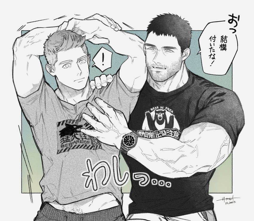 chris redfield and piers nivans (resident evil and 1 more) drawn by moto23059