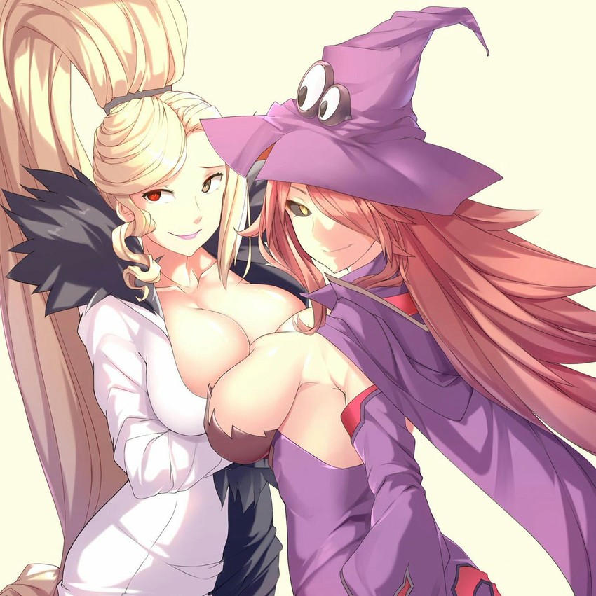 konoe a. mercury and hilda (blazblue and 1 more) drawn by bonkiru