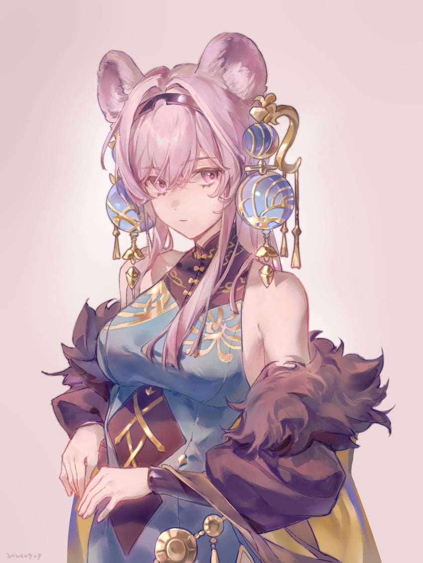 lin (arknights and 1 more) drawn by lengdong_shui_xi_chong