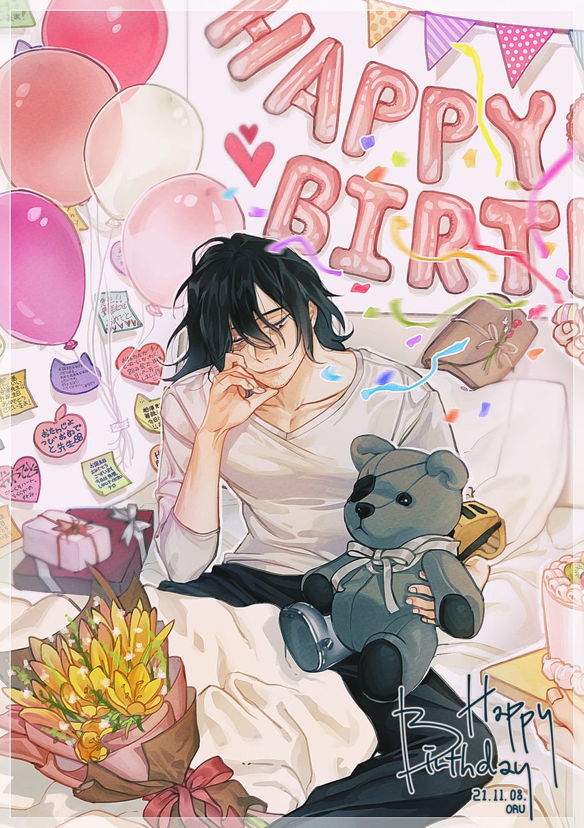 aizawa shota (boku no hero academia) drawn by oru_2ji