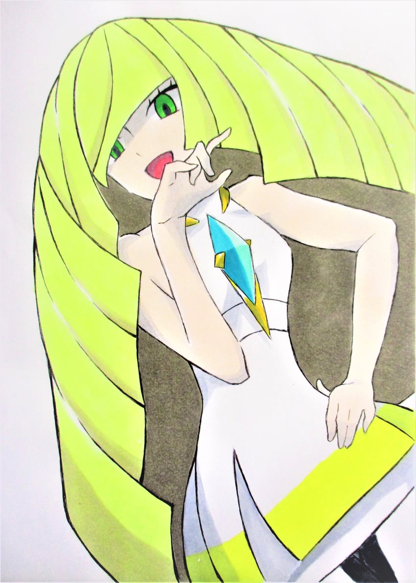 lusamine (pokemon and 1 more) drawn by aki_(user_xuuz2448)