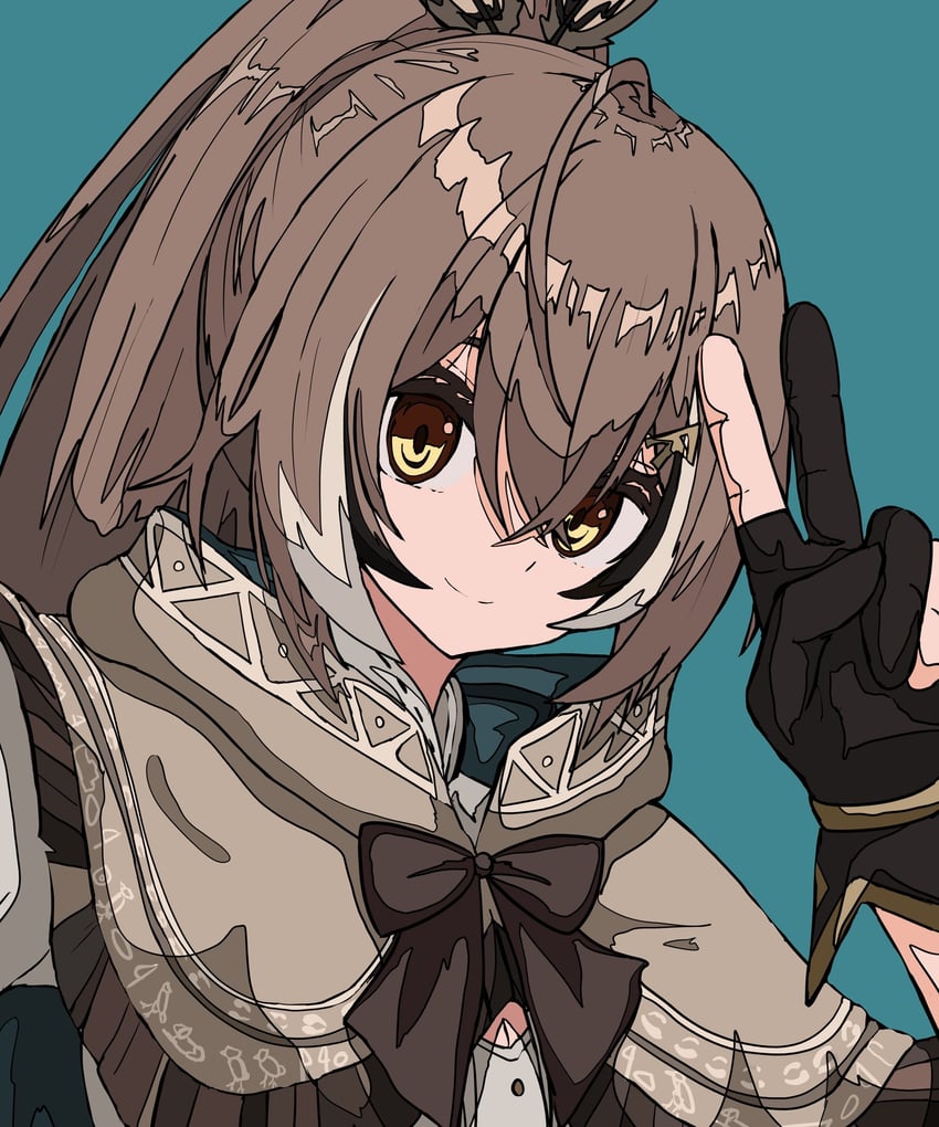 nanashi mumei (hololive and 1 more) drawn by tanau