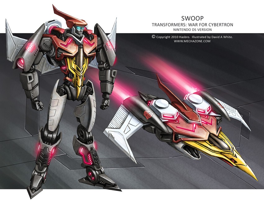 swoop (transformers and 1 more) drawn by mecha-zone