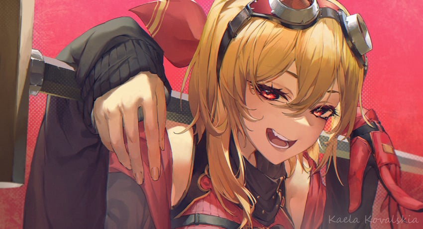 kaela kovalskia (hololive and 1 more) drawn by arupaoka