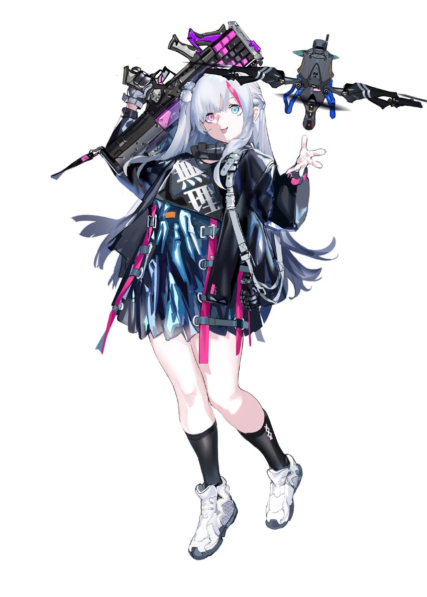 mdr and kuro (girls' frontline and 1 more) drawn by ran_(bukeranwu)