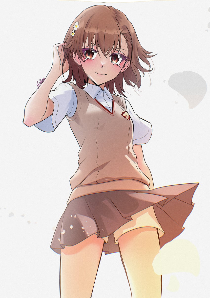 misaka mikoto (toaru majutsu no index and 1 more) drawn by fukou