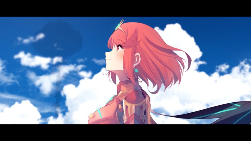 pyra (xenoblade chronicles and 1 more) drawn by hakusai_(hksicabb)