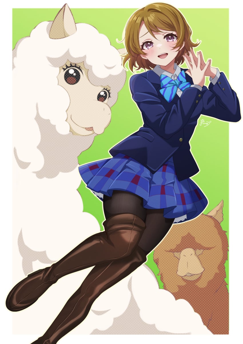 koizumi hanayo (love live! and 1 more) drawn by pukonuu