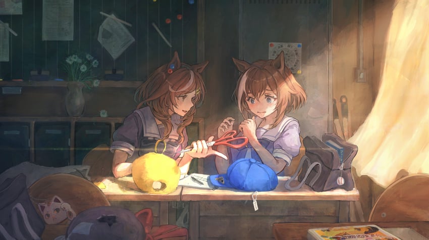 matikane tannhauser and cheval grand (umamusume) drawn by suke_omi