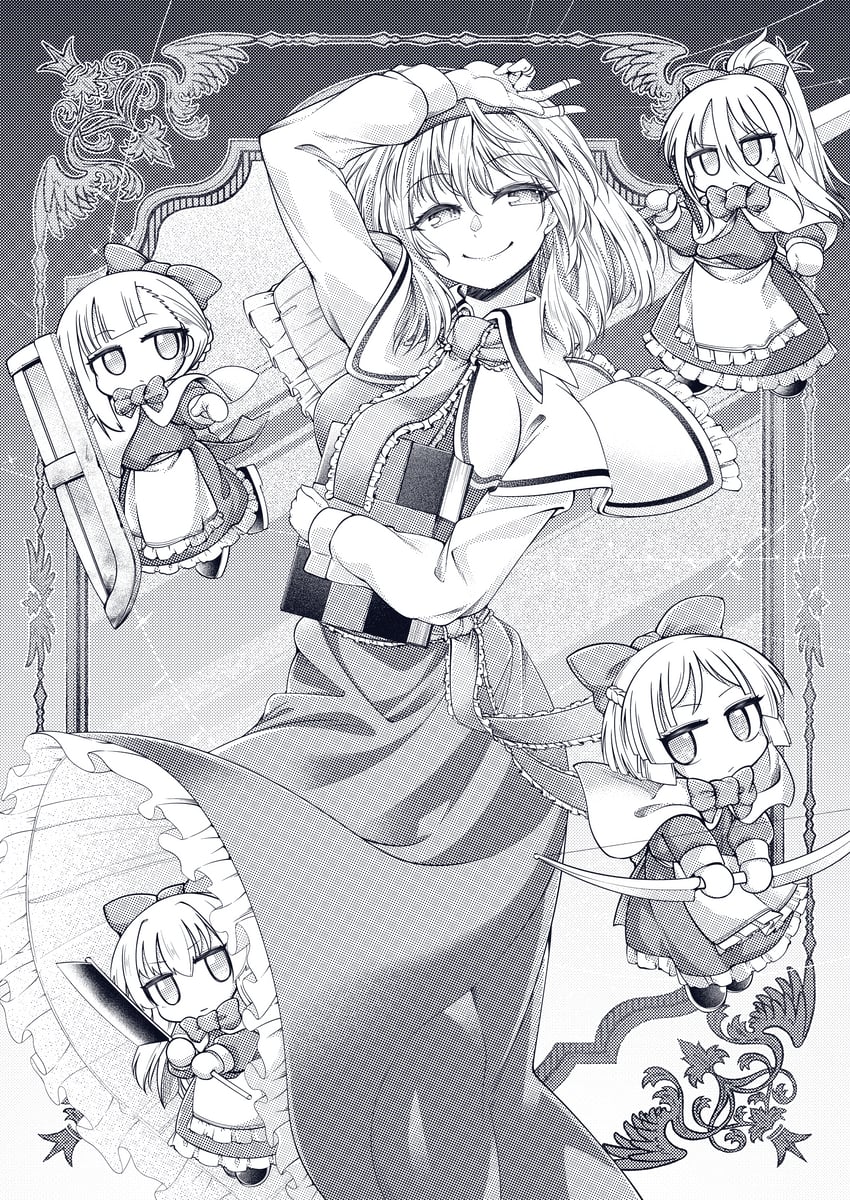 alice margatroid and shanghai doll (touhou) drawn by 0-den