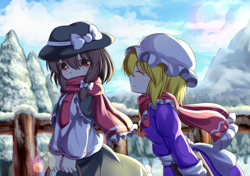 usami renko and maribel hearn (touhou) drawn by dior-zi