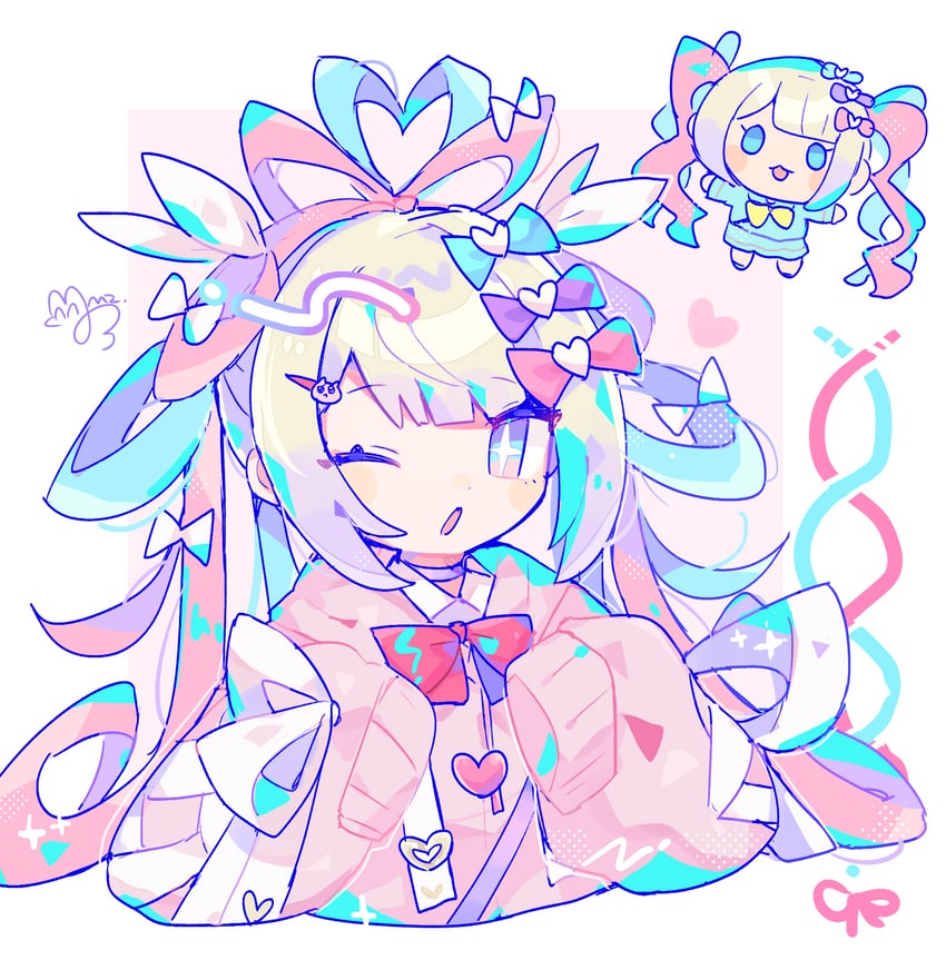 chouzetsusaikawa tenshi-chan (needy girl overdose) drawn by sushiuma_m