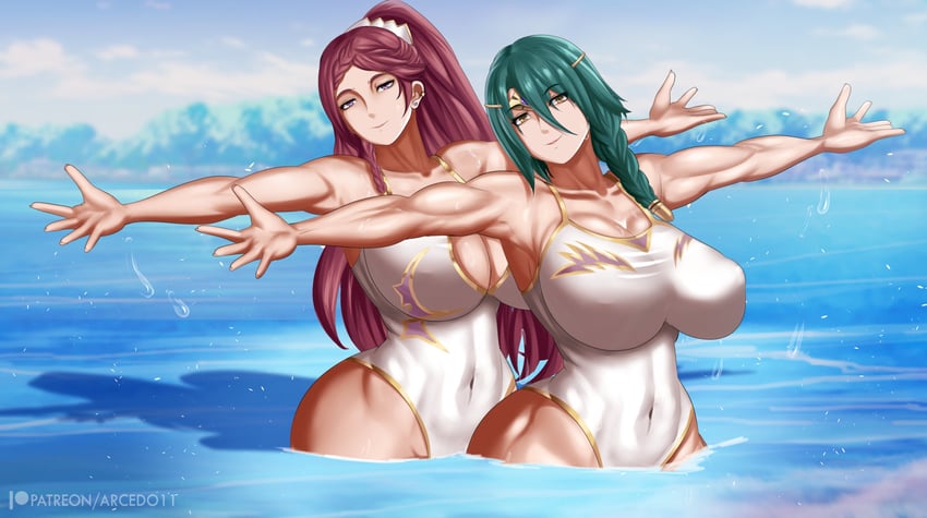 loki and thorr (fire emblem and 1 more) drawn by arcedo