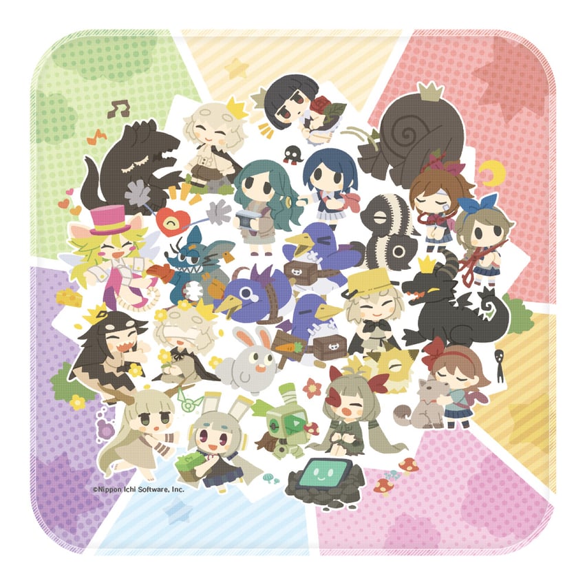 prinny, rat god, protagonist, mad rat, heart, and 17 more (nippon ichi and 10 more)