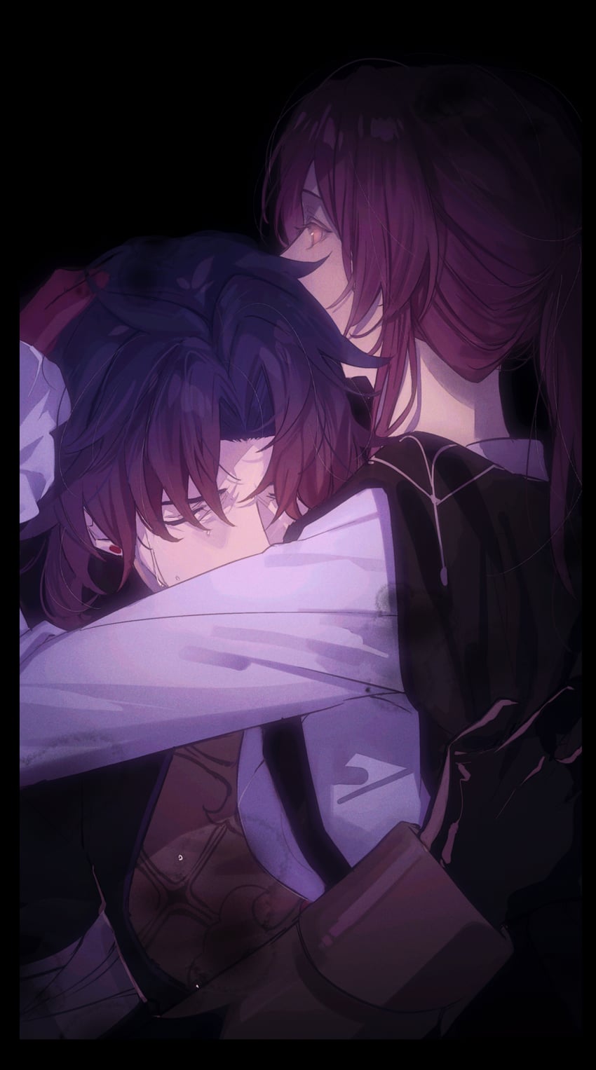 kafka and blade (honkai and 1 more) drawn by zassyoku_dd