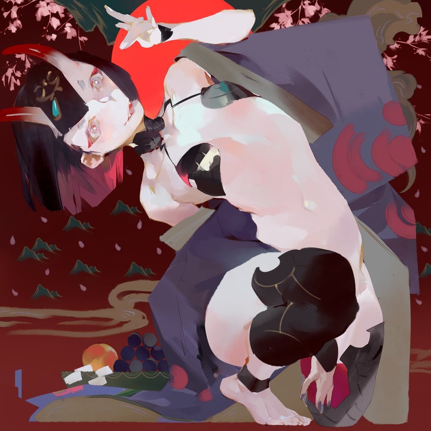 shuten douji (fate and 1 more) drawn by lucaxu1991